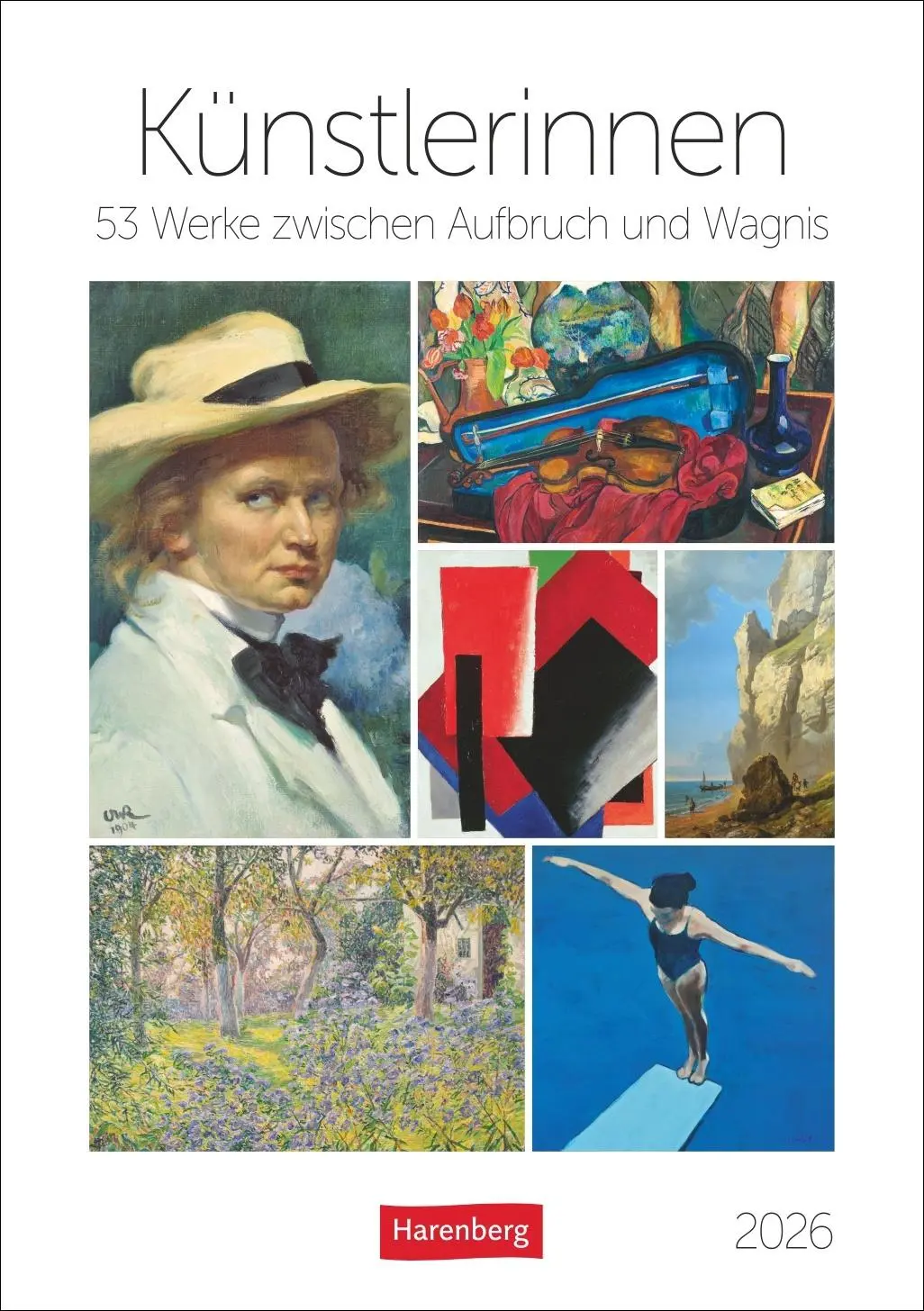 Cover: 9783840037405 | Künstlerinnen Wochen-Kulturkalender 2026 - 53 Werke zwischen...
