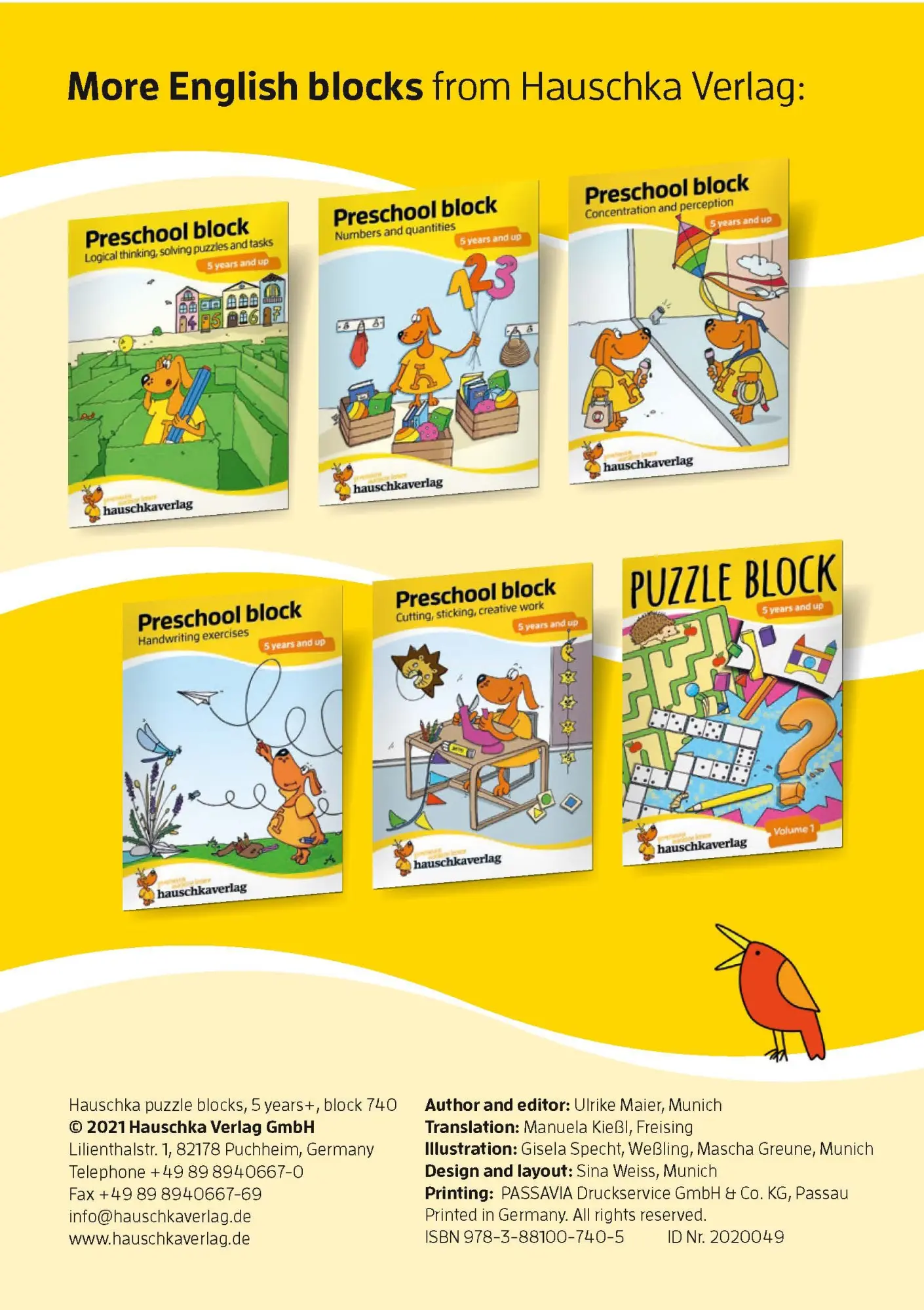Bild: 9783881007405 | Puzzle Activity Book from 5 Years - Volume 2: Colourful Preschool...