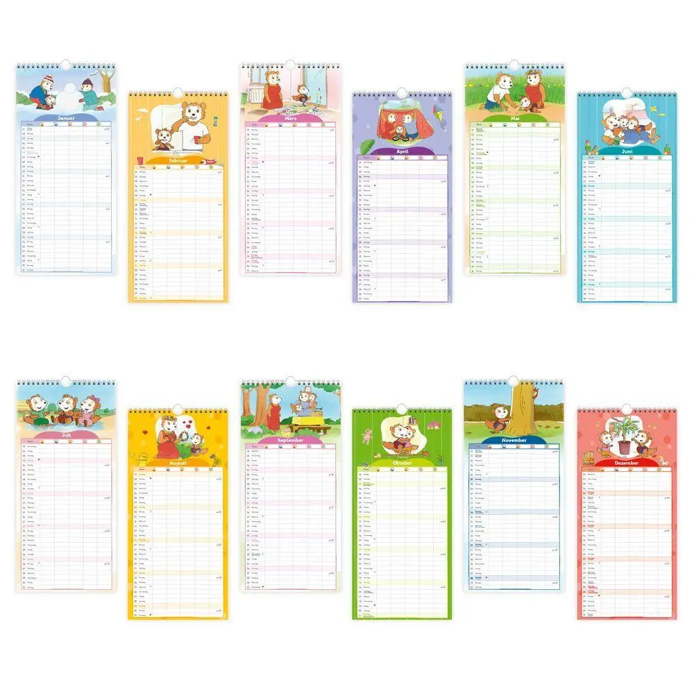 Bild: 9783988027405 | TRÖTSCH - Familienkalender Bobo Siebenschläfer 2027 | Wandkalender