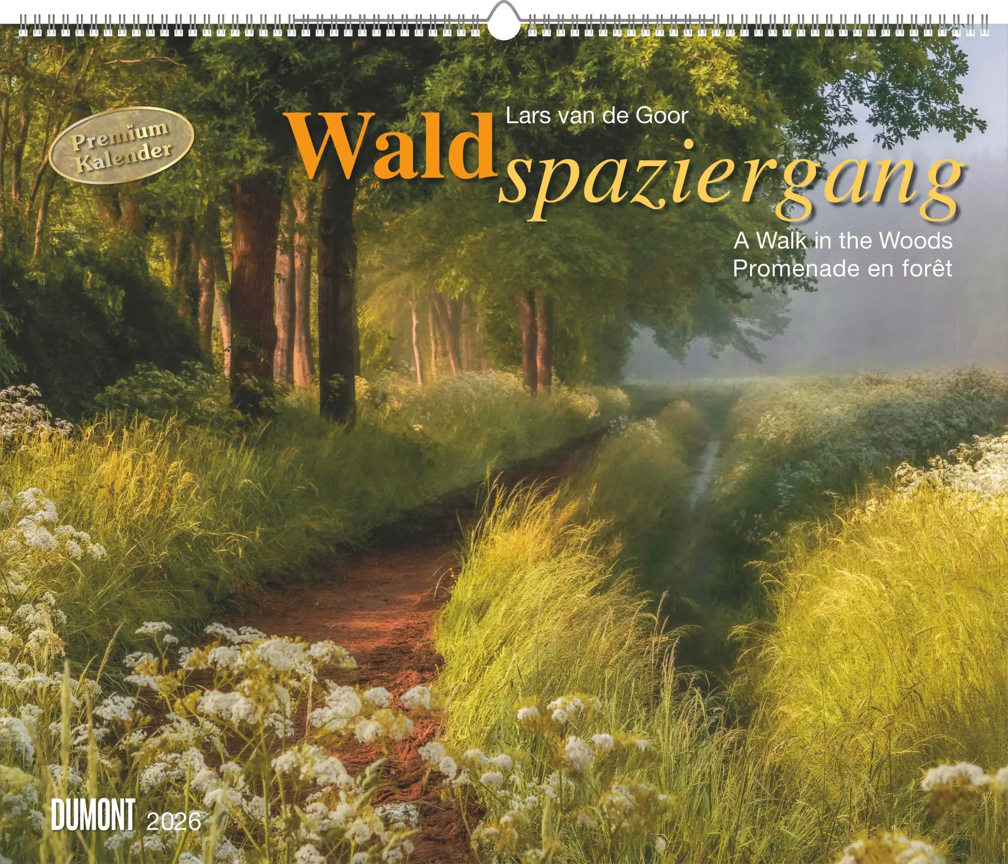 Cover: 4069095007505 | Waldspaziergang 2026 - Fotokunst-Kalender - Querformat 60 x 50 cm -...