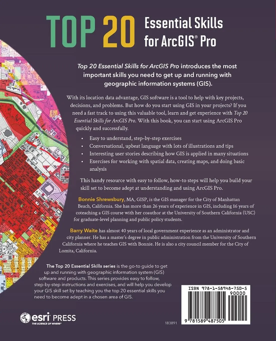 Rückseite: 9781589487505 | Top 20 Essential Skills for ArcGIS Pro | Bonnie Shrewsbury (u. a.)