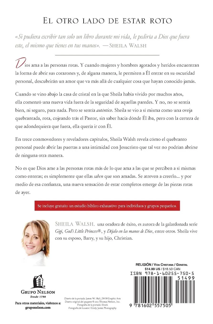 Rückseite: 9781602557505 | La Dios AMA a Las Personas Rotas | Sheila Walsh | Taschenbuch | 2012
