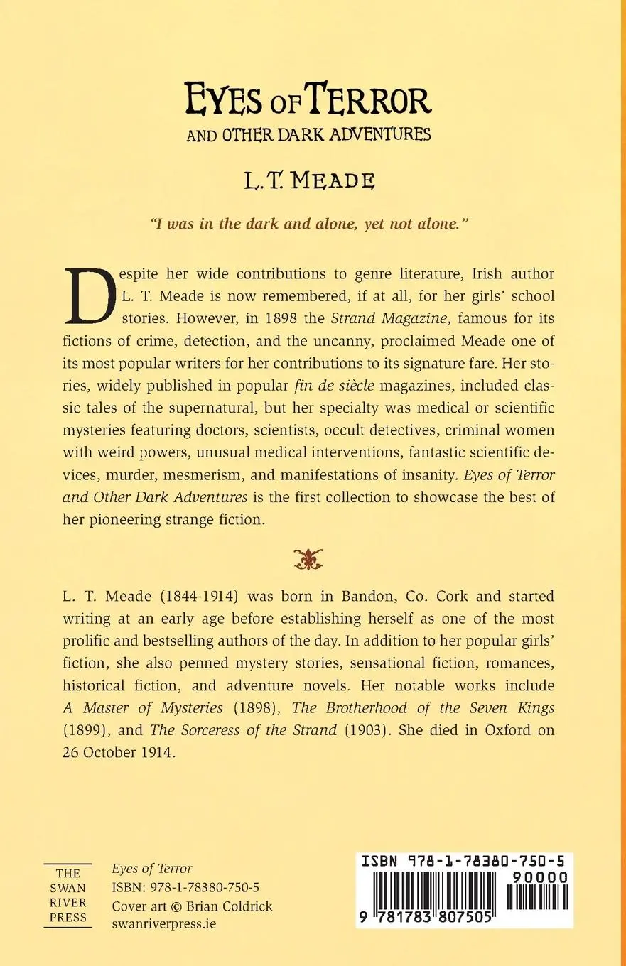 Rückseite: 9781783807505 | Eyes of Terror and Other Dark Adventures | L T Meade | Taschenbuch