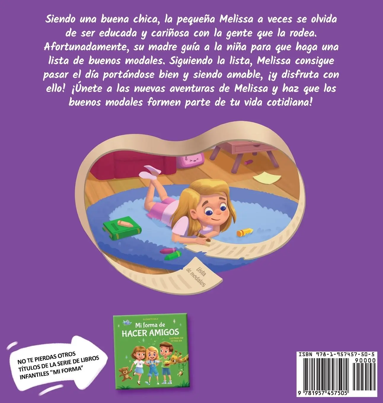 Rückseite: 9781957457505 | Mi forma para los buenos modales | Elizabeth Cole | Buch | Spanisch