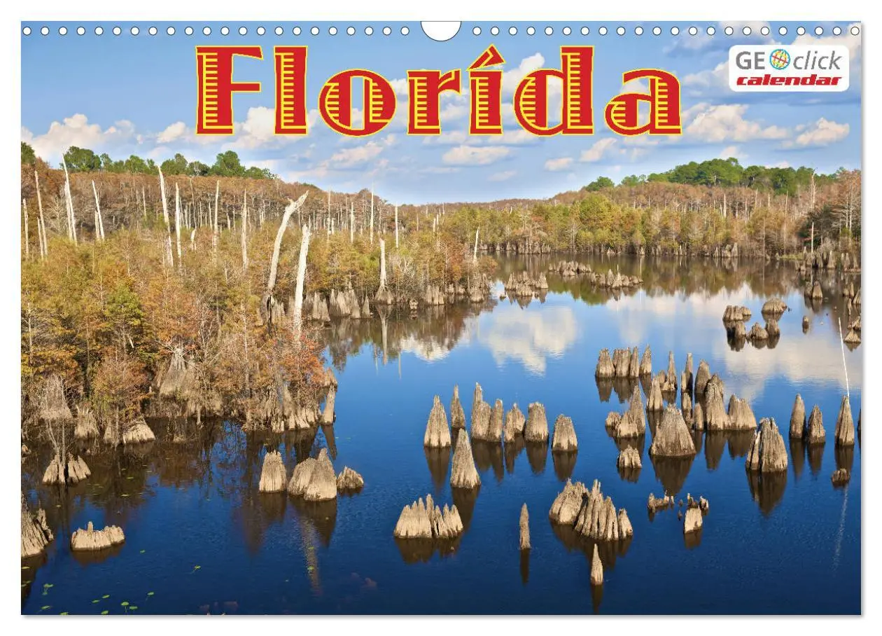 Cover: 9783457827505 | GEOclick calendar: Florida (Wandkalender 2026 DIN A3 quer),...
