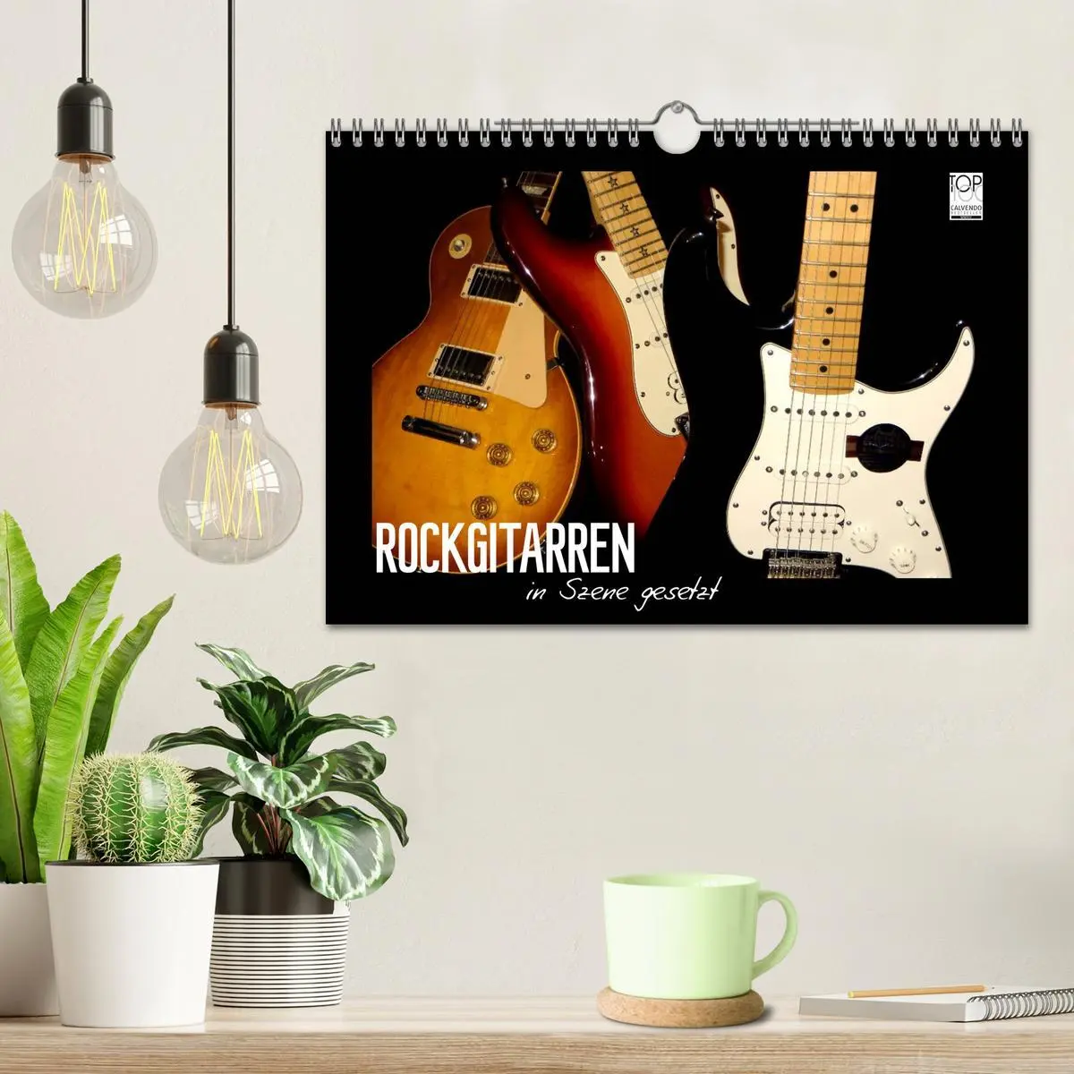 Bild: 9783516157505 | ROCKGITARREN in Szene gesetzt (Wandkalender 2026 DIN A4 quer),...
