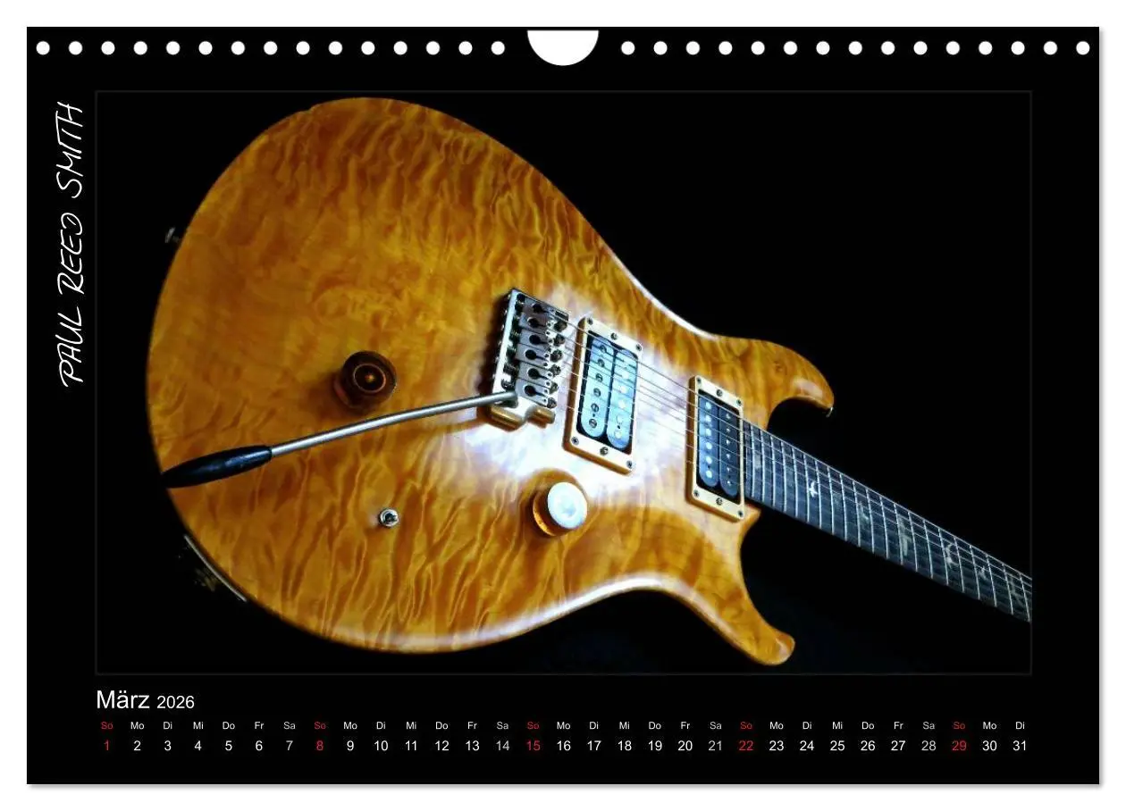 Bild: 9783516157505 | ROCKGITARREN in Szene gesetzt (Wandkalender 2026 DIN A4 quer),...