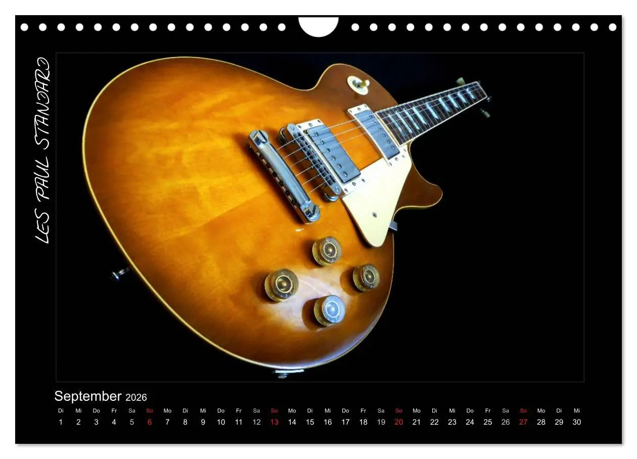 Bild: 9783516157505 | ROCKGITARREN in Szene gesetzt (Wandkalender 2026 DIN A4 quer),...