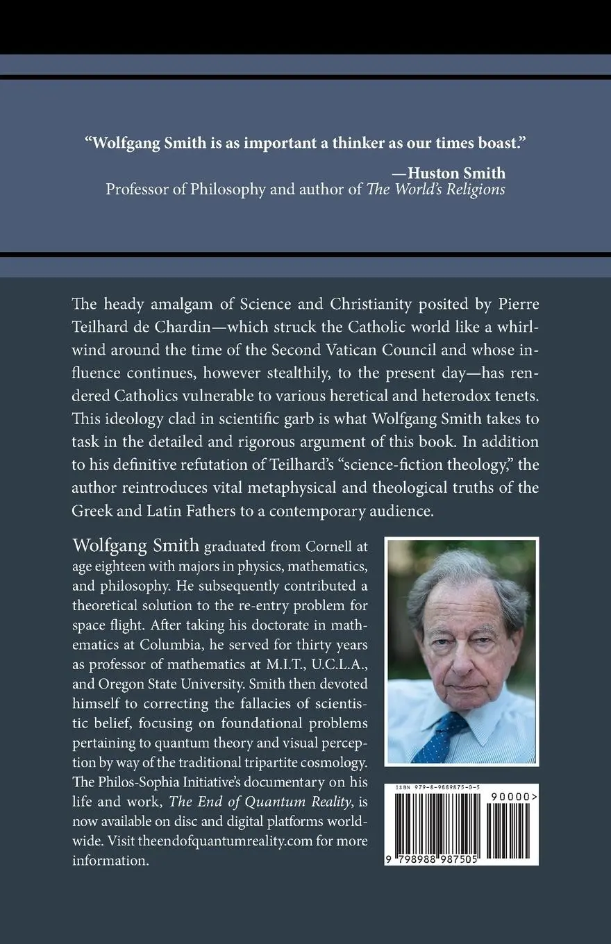 Rückseite: 9798988987505 | Theistic Evolution | The Teilhardian Heresy | Wolfgang Smith | Buch