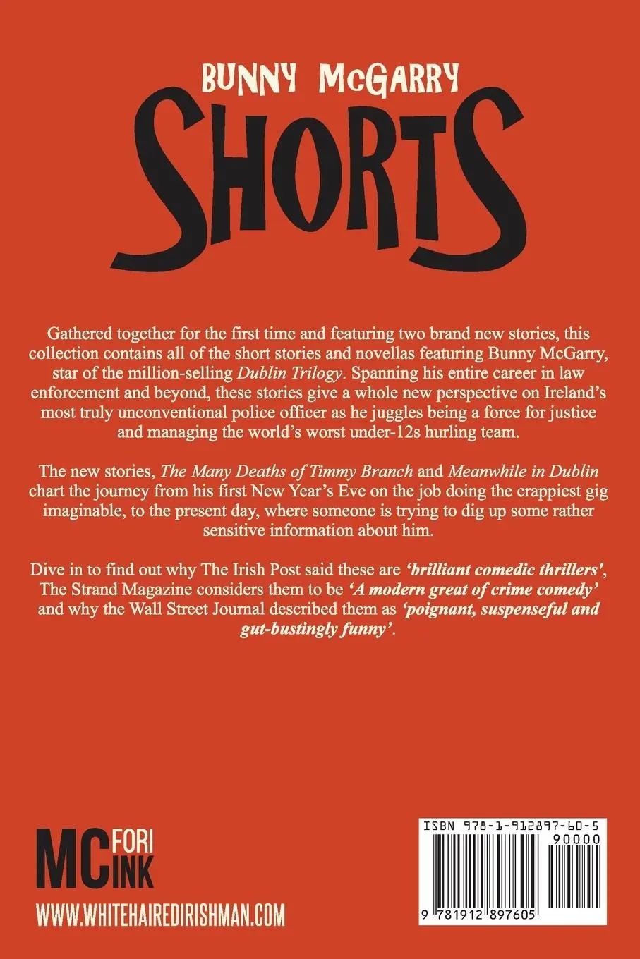 Rückseite: 9781912897605 | Shorts | Caimh Mcdonnell | Taschenbuch | Englisch | 2024 | McFori Ink