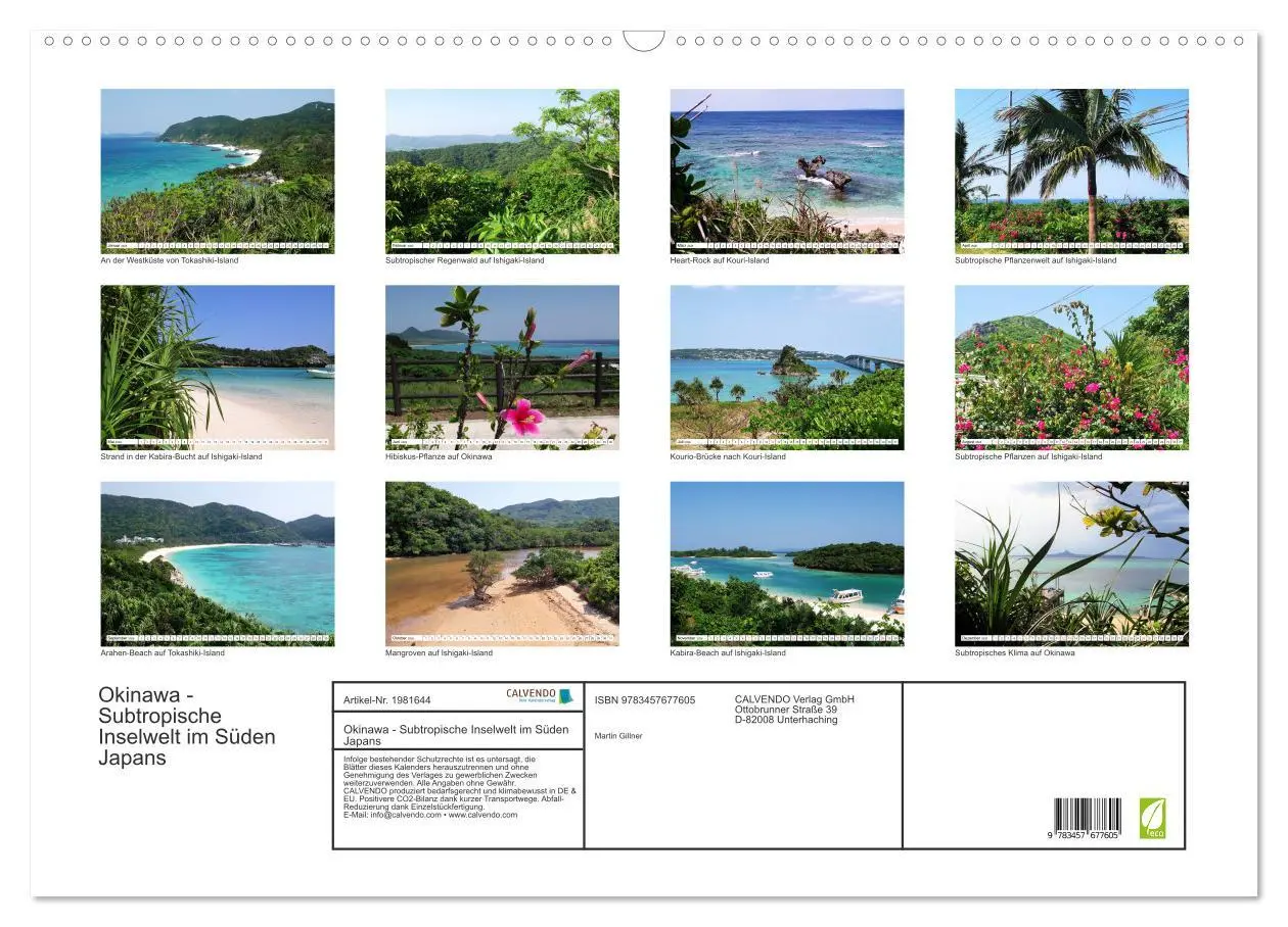 Bild: 9783457677605 | Okinawa - Subtropische Inselwelt im Süden Japans (Wandkalender 2026...