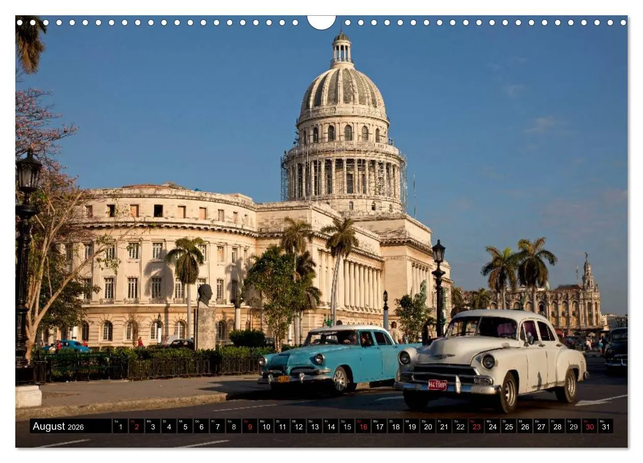 Bild: 9783516147605 | Cuba (Wandkalender 2026 DIN A3 quer), CALVENDO Monatskalender | 2026