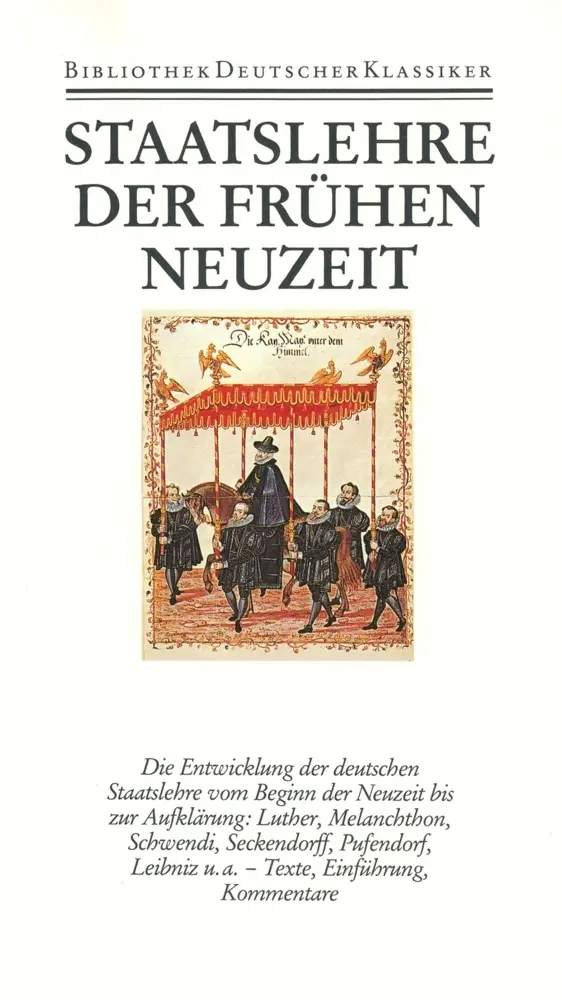 Cover: 9783618667605 | Staatslehre der frühen Neuzeit | Meist Latein.-Dtsch. | Buch | Dünndr.