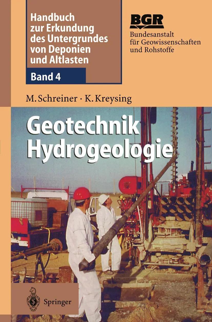 Cover: 9783642637605 | Geotechnik Hydrogeologie | Matthias Schreiner (u. a.) | Taschenbuch