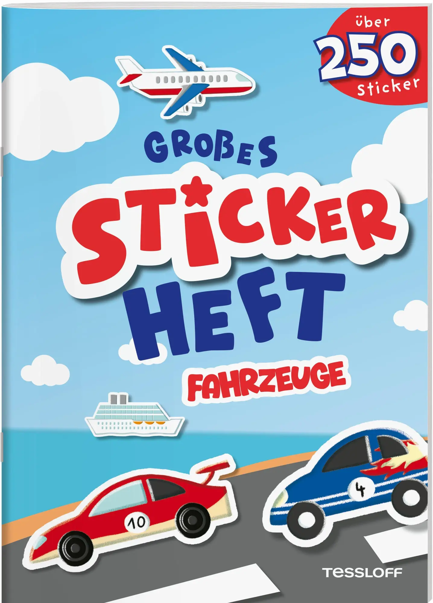 Cover: 9783788647605 | Großes Stickerheft. Fahrzeuge | Mit über 250 Stickern | Ilka Röhling
