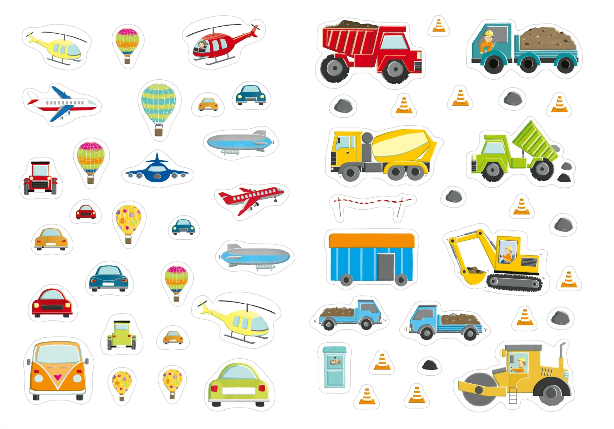 Bild: 9783788647605 | Großes Stickerheft. Fahrzeuge | Mit über 250 Stickern | Ilka Röhling
