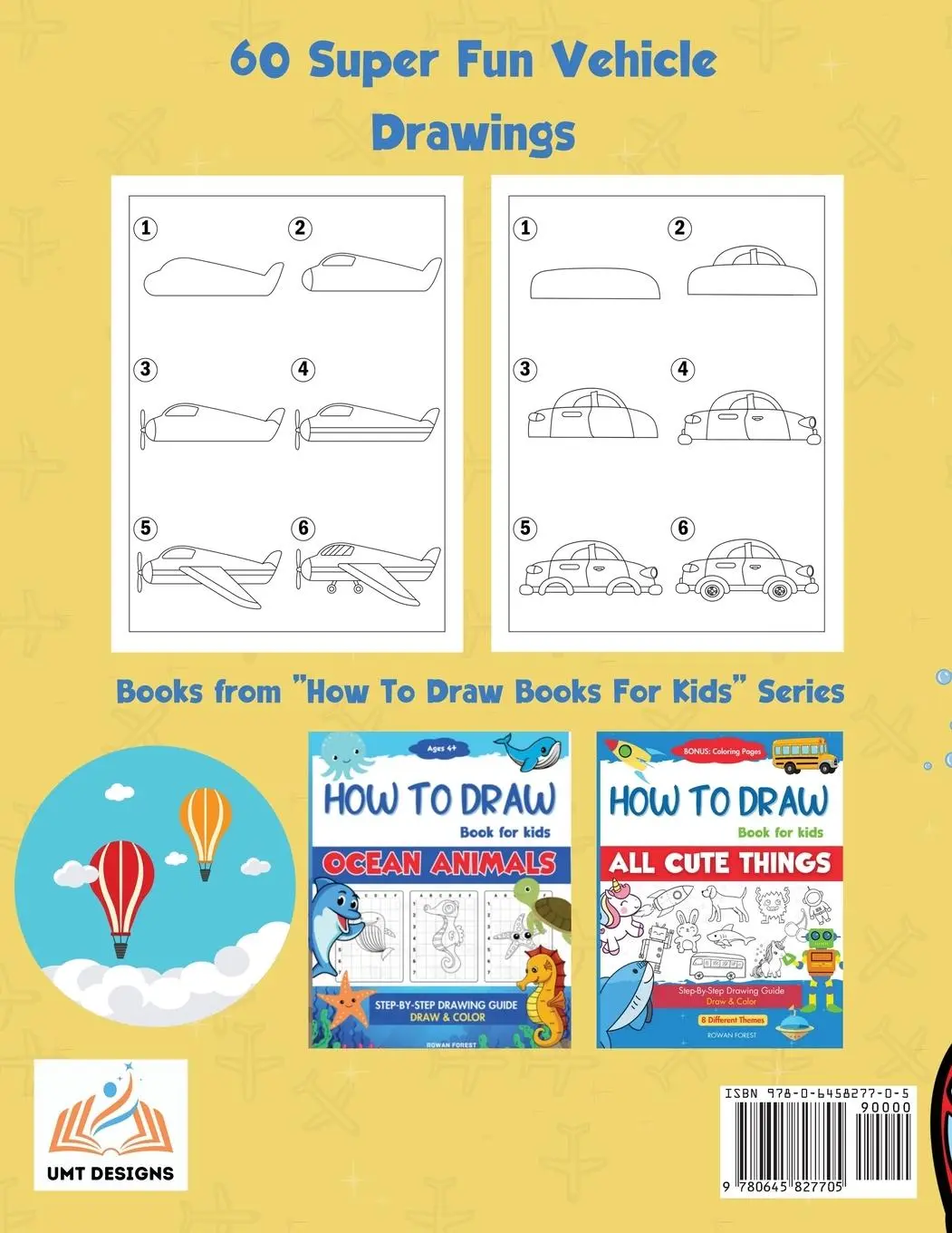 Rückseite: 9780645827705 | How To Draw Vehicles Book For Kids | Rowan Forest (u. a.) | Buch