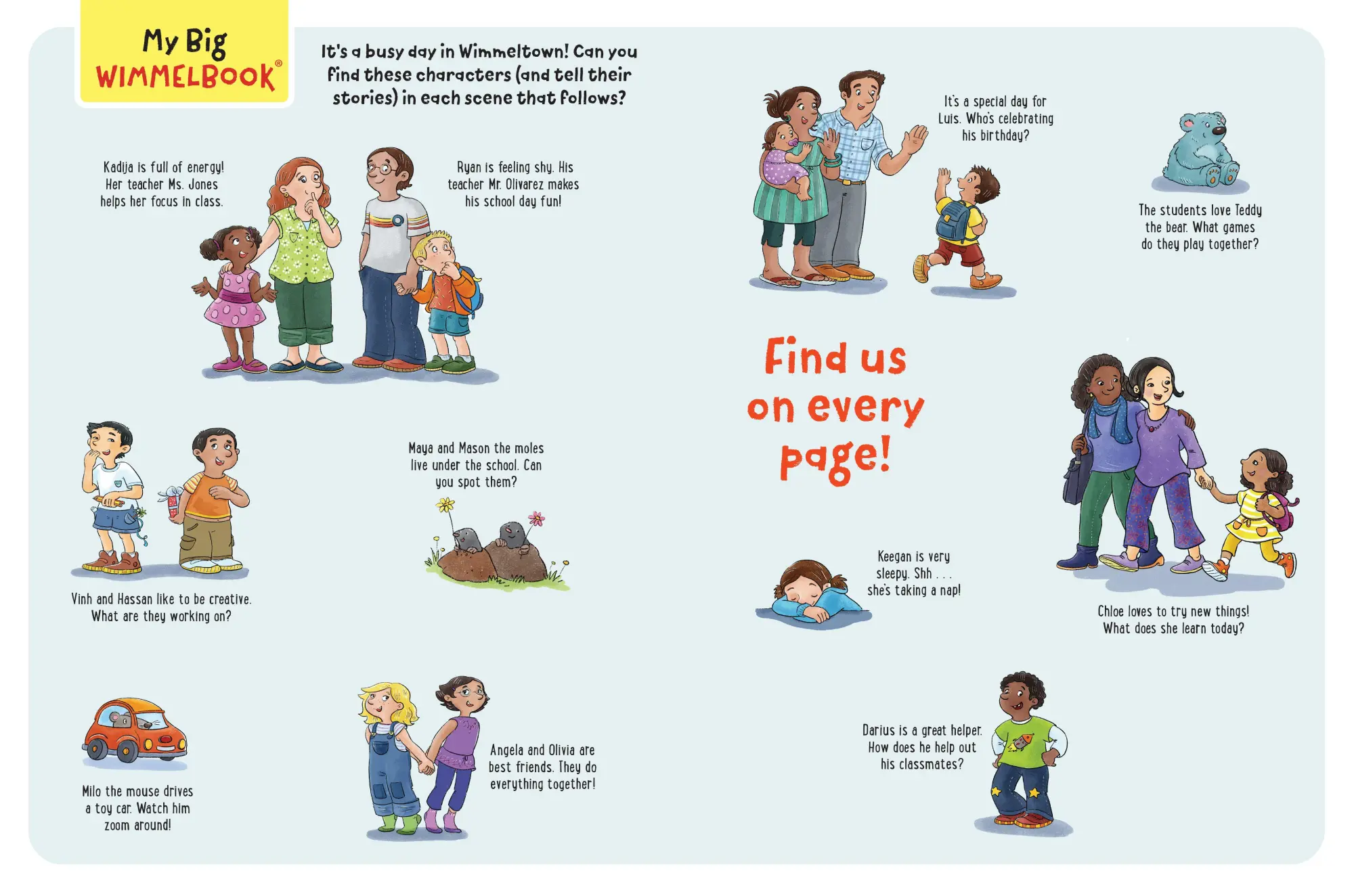 Bild: 9781615197705 | My Big Wimmelbook(r) - A Day at School | Carolin Görtler | Buch | 2021