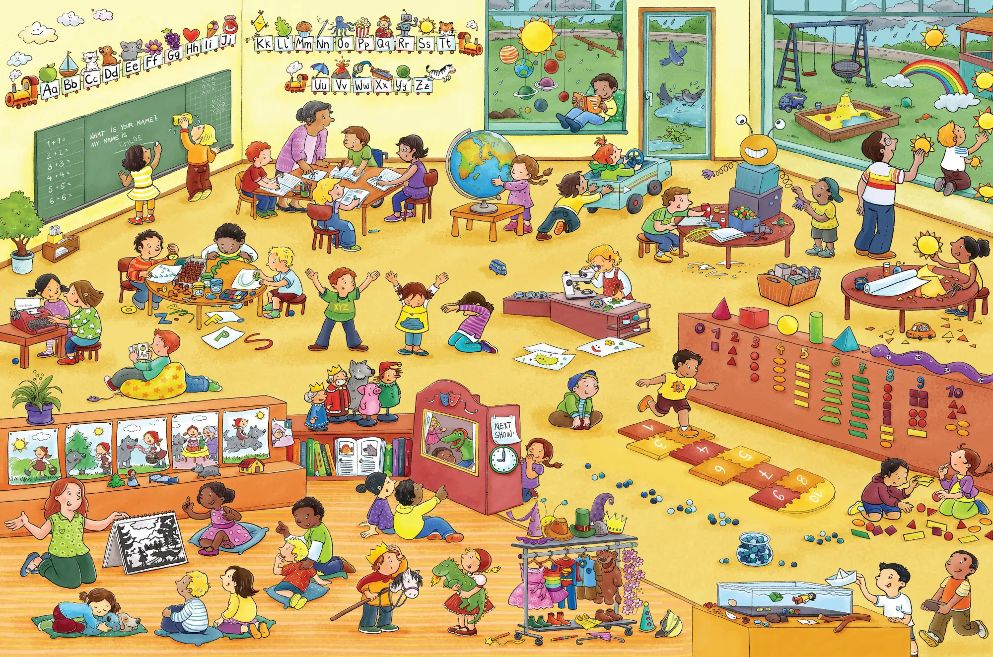 Bild: 9781615197705 | My Big Wimmelbook(r) - A Day at School | Carolin Görtler | Buch | 2021