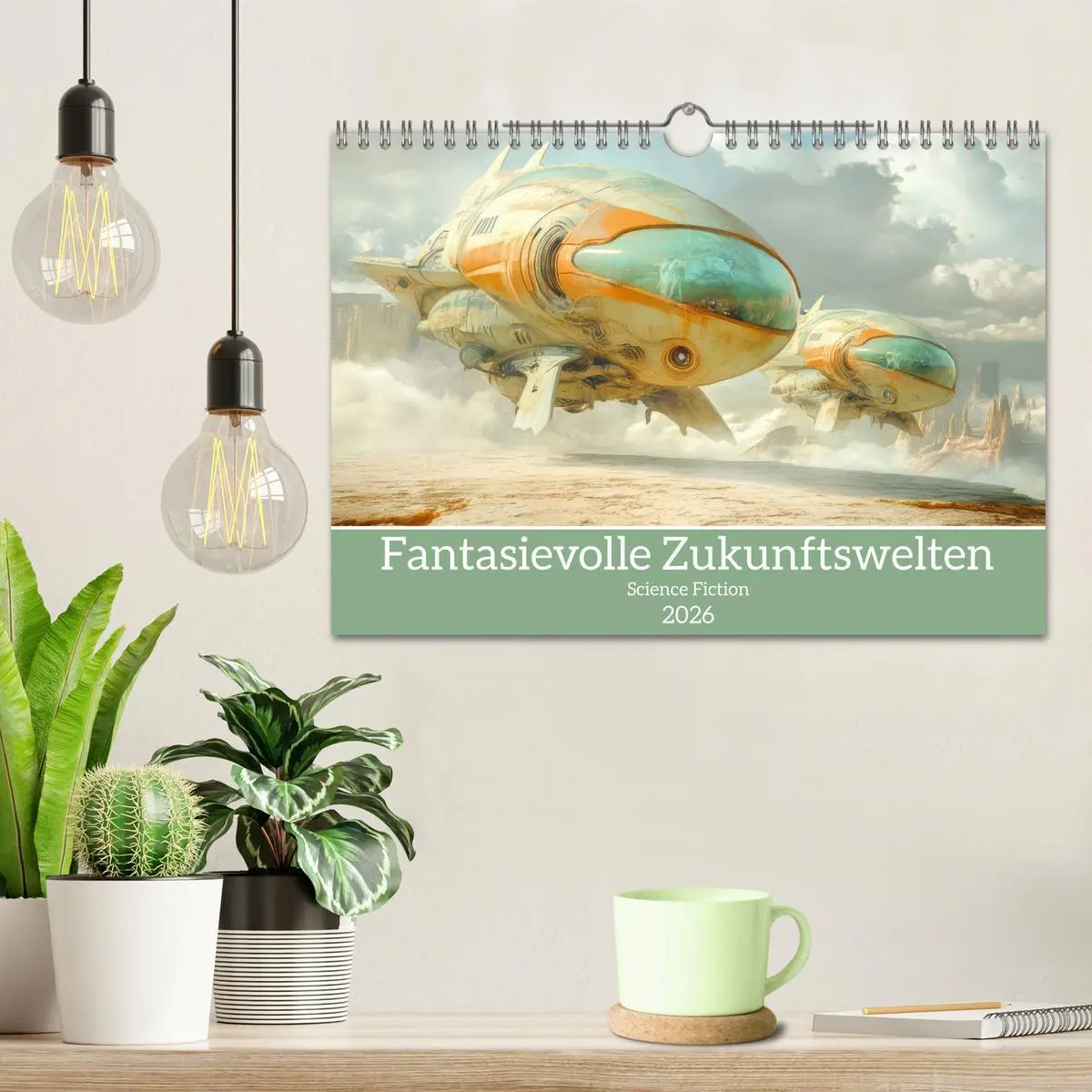 Bild: 9783457287705 | Fantasievolle Zukunftswelten - Science Fiction (Wandkalender 2026...