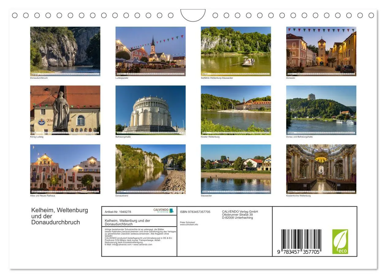 Bild: 9783457357705 | Kelheim, Weltenburg und der Donaudurchbruch (Wandkalender 2026 DIN...