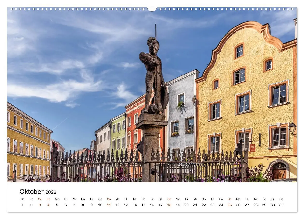Bild: 9783457807705 | Sonniges Schärding, Barockstadt am Inn (Wandkalender 2026 DIN A2...