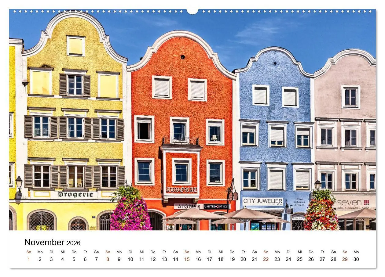 Bild: 9783457807705 | Sonniges Schärding, Barockstadt am Inn (Wandkalender 2026 DIN A2...