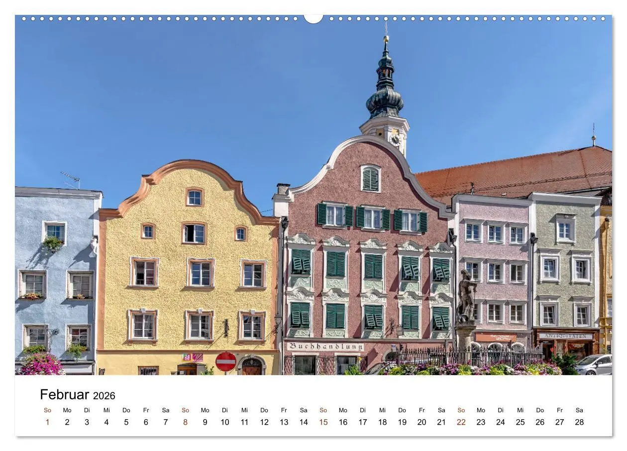 Bild: 9783457807705 | Sonniges Schärding, Barockstadt am Inn (Wandkalender 2026 DIN A2...