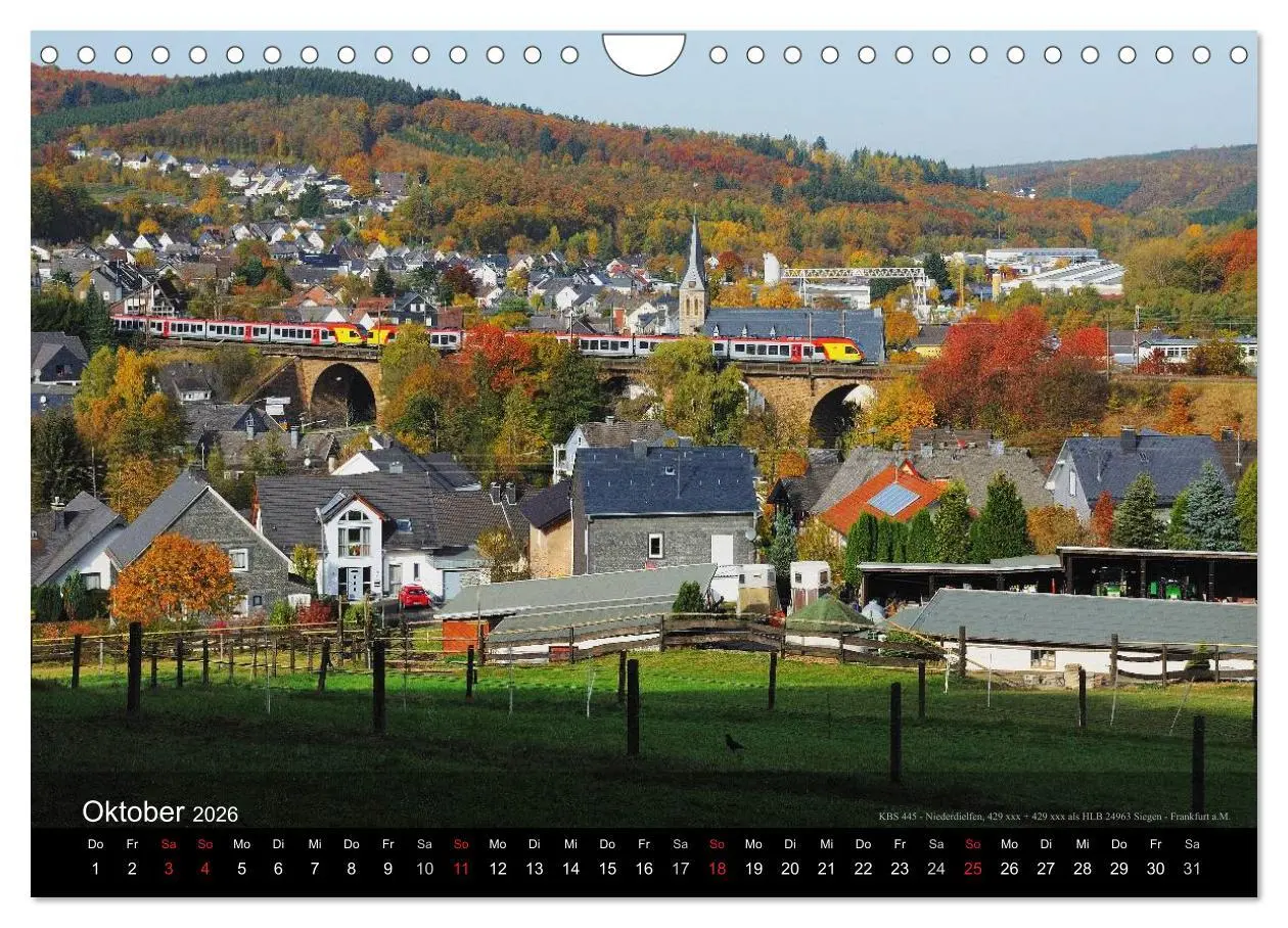 Bild: 9783516067705 | Eisenbahn in Mitteldeutschland (Wandkalender 2026 DIN A4 quer),...