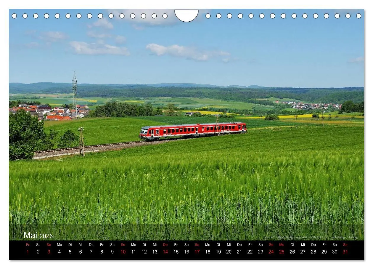 Bild: 9783516067705 | Eisenbahn in Mitteldeutschland (Wandkalender 2026 DIN A4 quer),...