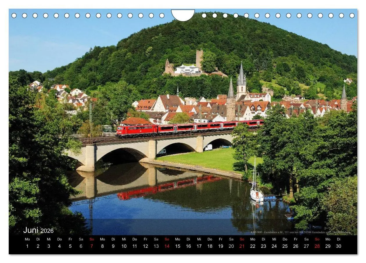 Bild: 9783516067705 | Eisenbahn in Mitteldeutschland (Wandkalender 2026 DIN A4 quer),...
