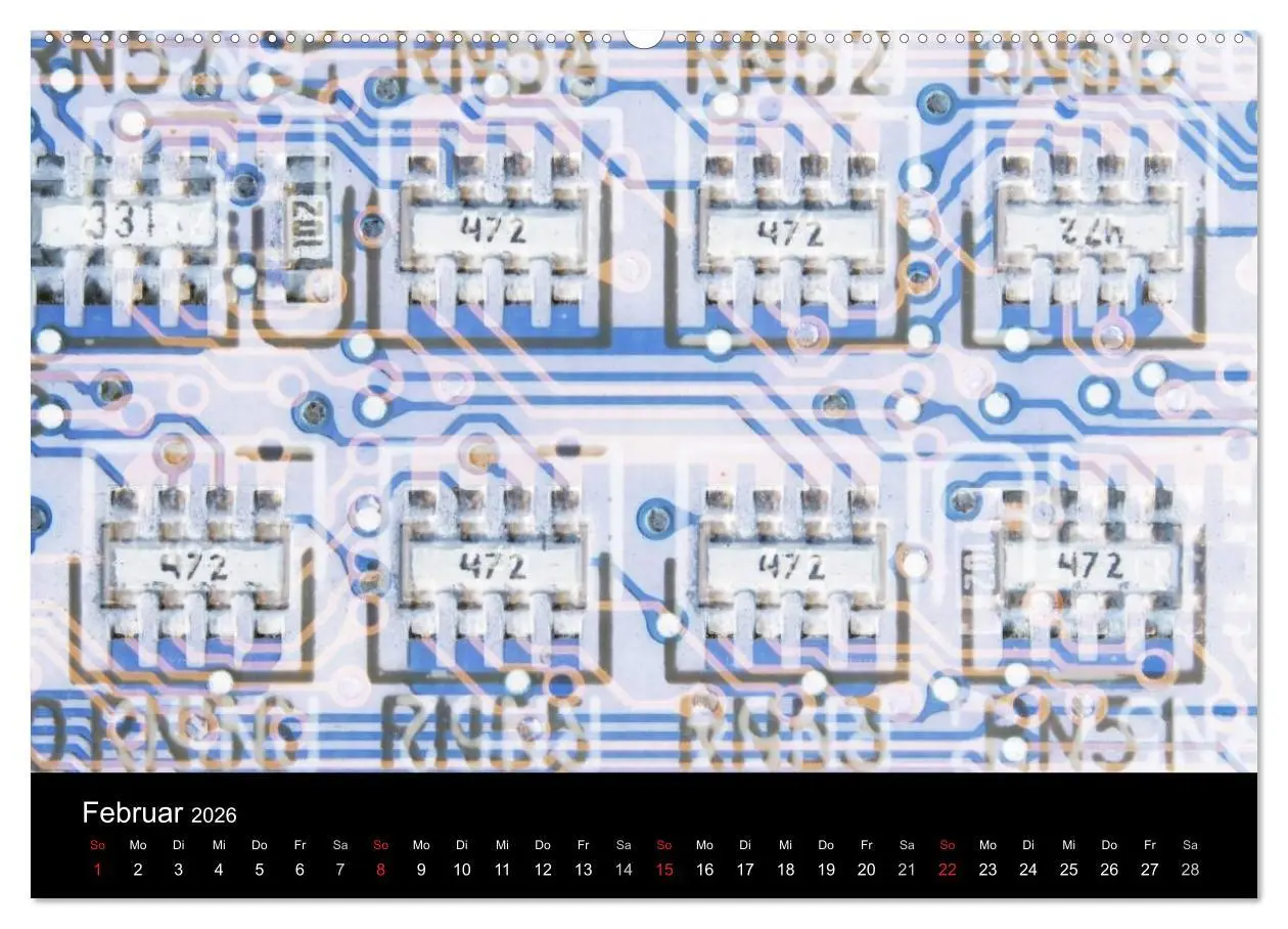 Bild: 9783516207705 | Computer ganz nah (Wandkalender 2026 DIN A2 quer), CALVENDO...