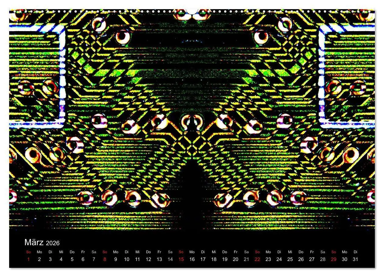 Bild: 9783516207705 | Computer ganz nah (Wandkalender 2026 DIN A2 quer), CALVENDO...
