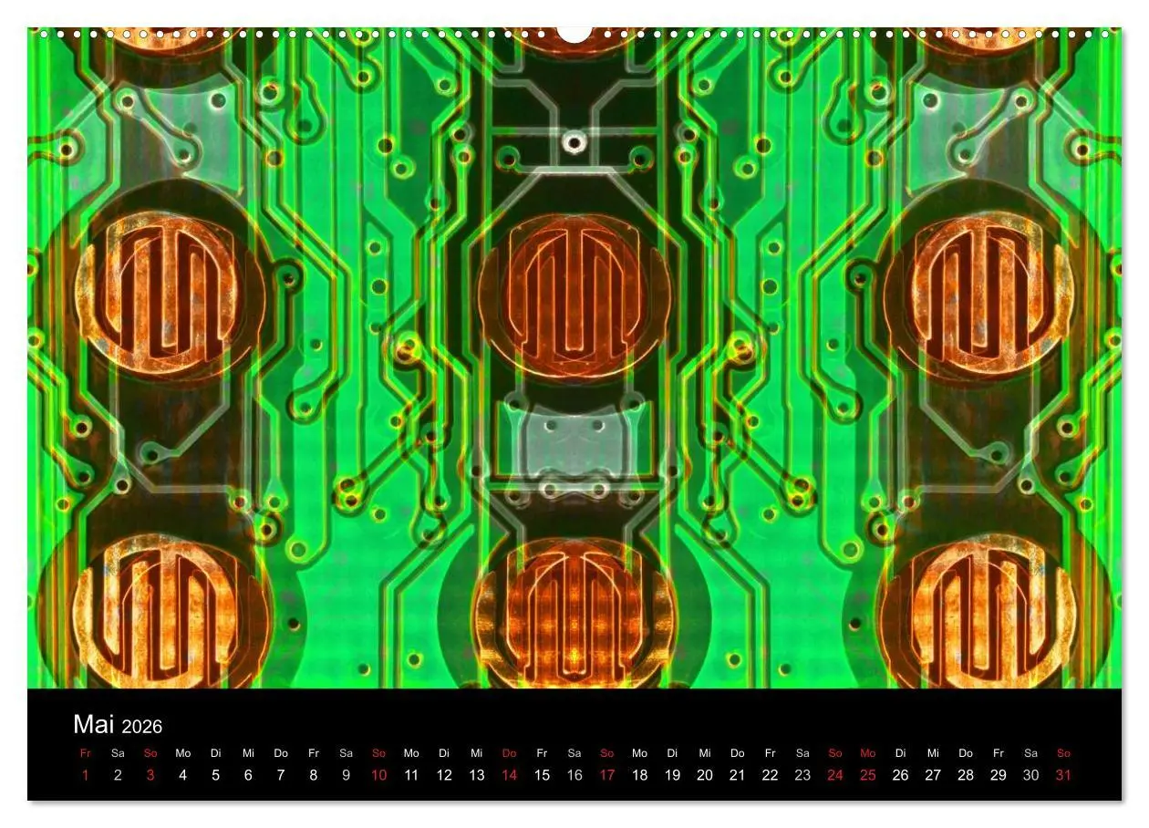 Bild: 9783516207705 | Computer ganz nah (Wandkalender 2026 DIN A2 quer), CALVENDO...