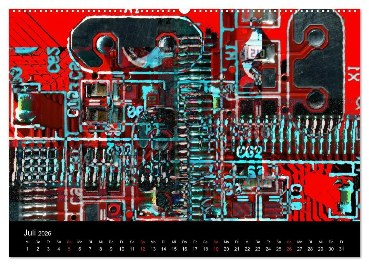 Bild: 9783516207705 | Computer ganz nah (Wandkalender 2026 DIN A2 quer), CALVENDO...
