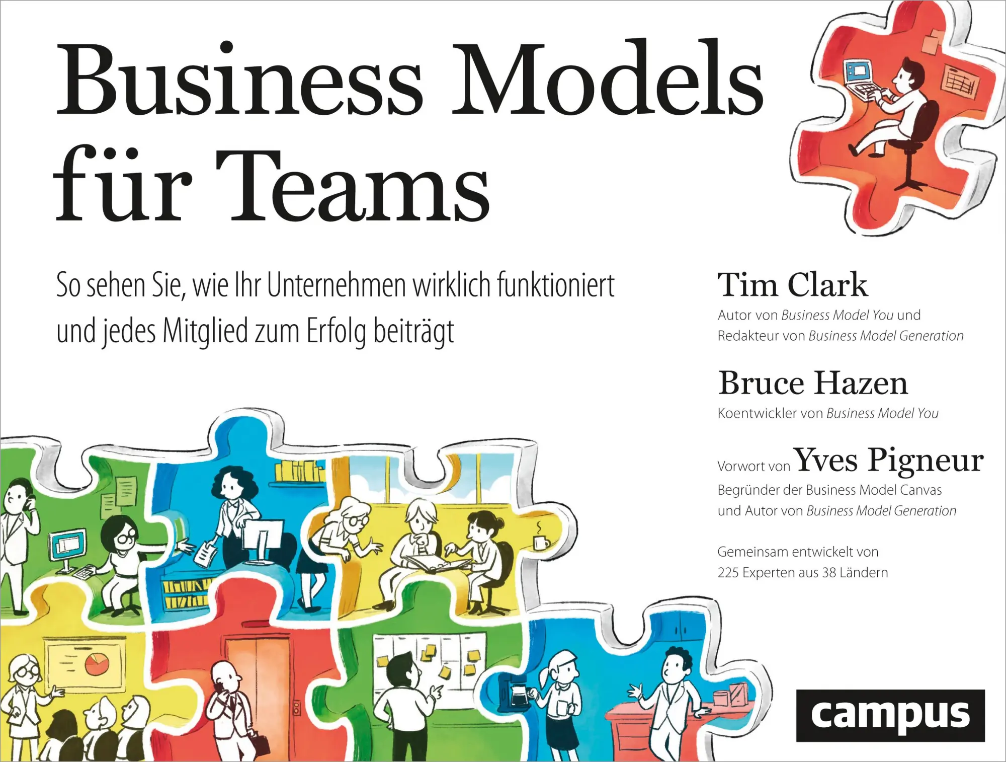 Cover: 9783593507705 | Business Models für Teams | Tim Clark (u. a.) | Taschenbuch | 256 S.