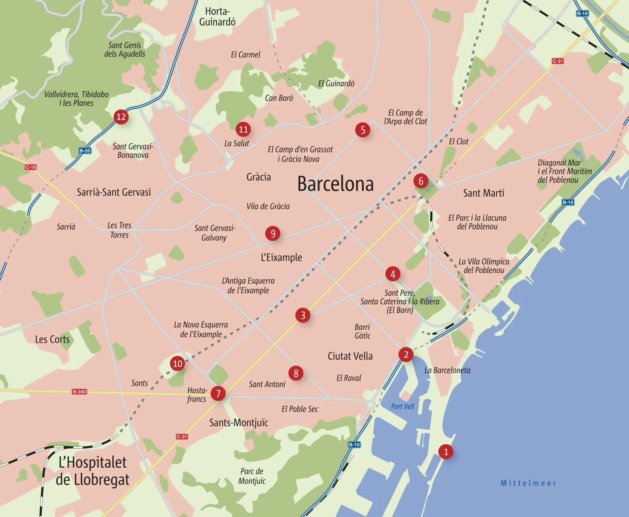 Bild: 9783770027705 | Zu Fuß durch Barcelona | Lina Biarnés | Taschenbuch | 168 S. | Deutsch