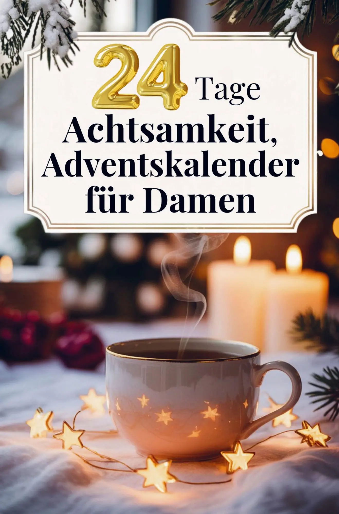 Cover: 9789403817705 | 24 Tage Achtsamkeit, Adventskalender für Damen | Janin Ziegenhagen