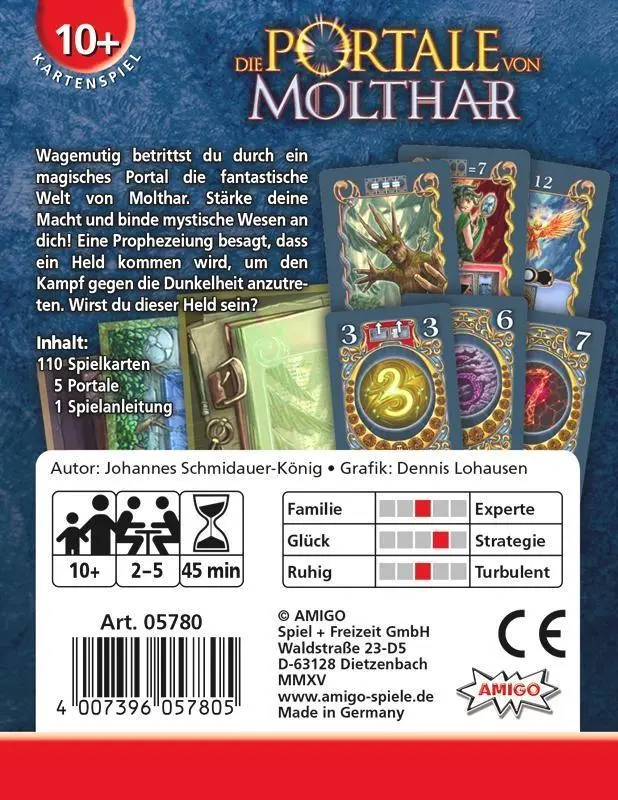 Bild: 4007396057805 | Die Portale von Molthar | AMIGO - Kartenspiel | Spiel | 05780 | 2015