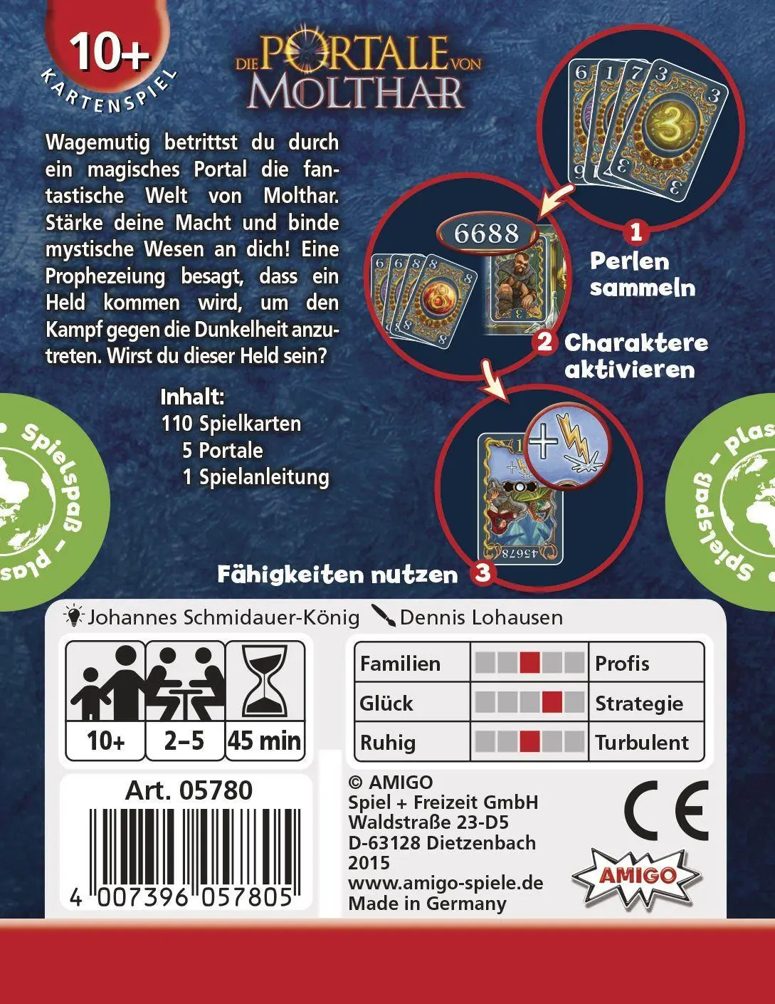 Bild: 4007396057805 | Die Portale von Molthar | AMIGO - Kartenspiel | Spiel | 05780 | 2015