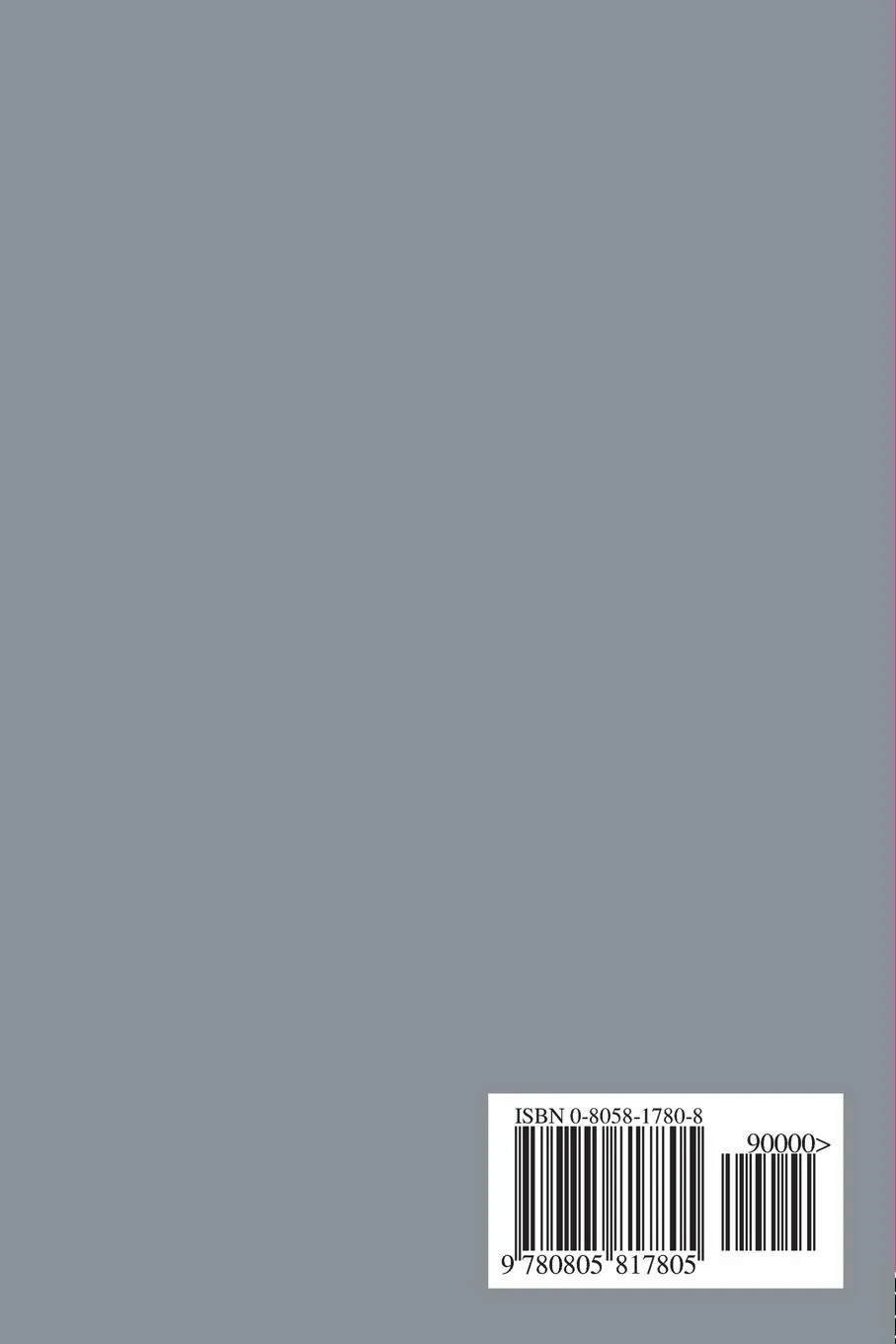 Rückseite: 9780805817805 | Public Relations History | Scott M. Cutlip | Taschenbuch | Englisch