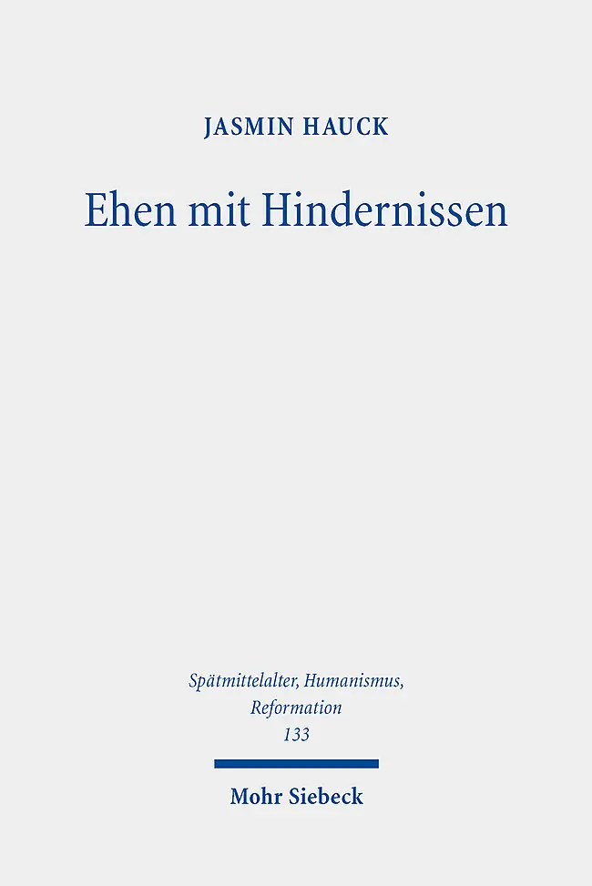 Cover: 9783161617805 | Ehen mit Hindernissen | Jasmin Hauck | Buch | XX | Deutsch | 2023