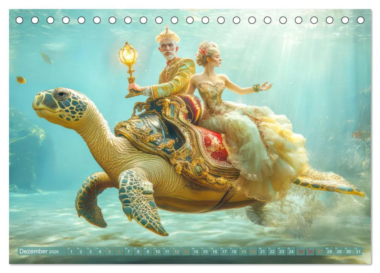 Bild: 9783457347805 | Opulente Unterwasserromanzen (Tischkalender 2026 DIN A5 quer),...