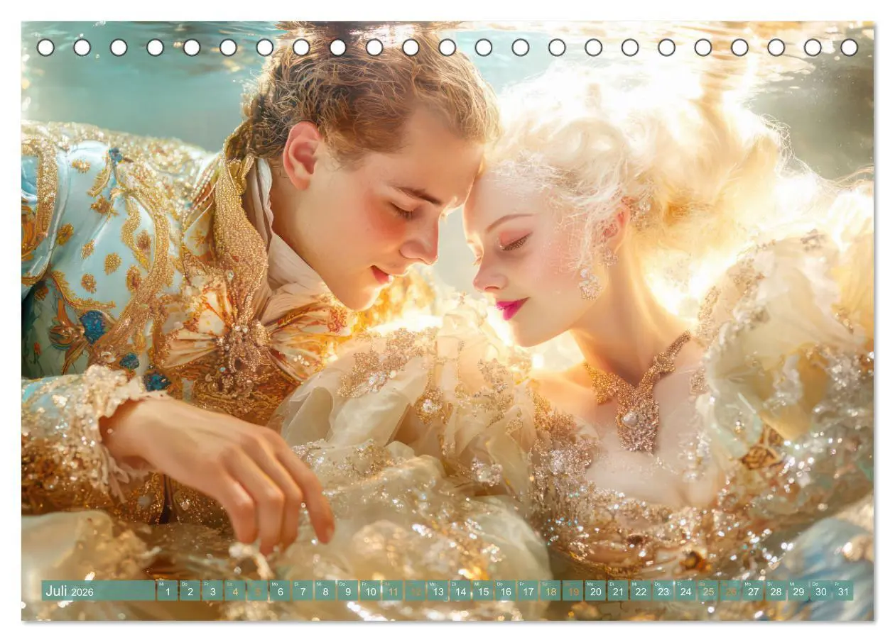 Bild: 9783457347805 | Opulente Unterwasserromanzen (Tischkalender 2026 DIN A5 quer),...