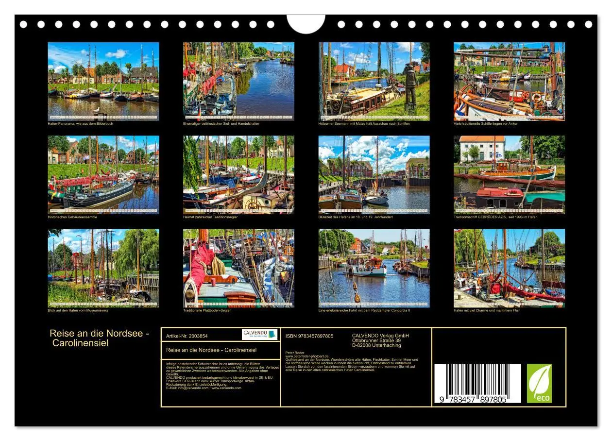 Bild: 9783457897805 | Reise an die Nordsee - Carolinensiel (Wandkalender 2026 DIN A4...