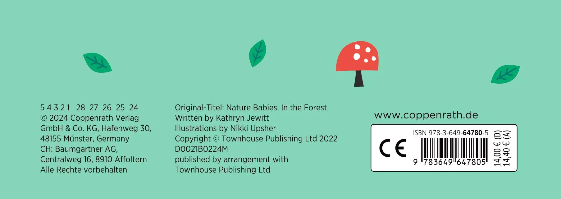 Rückseite: 9783649647805 | Mein Beißring-Kuschelbuch | Waldfreunde | Nikki Upsher | Buch | 8 S.
