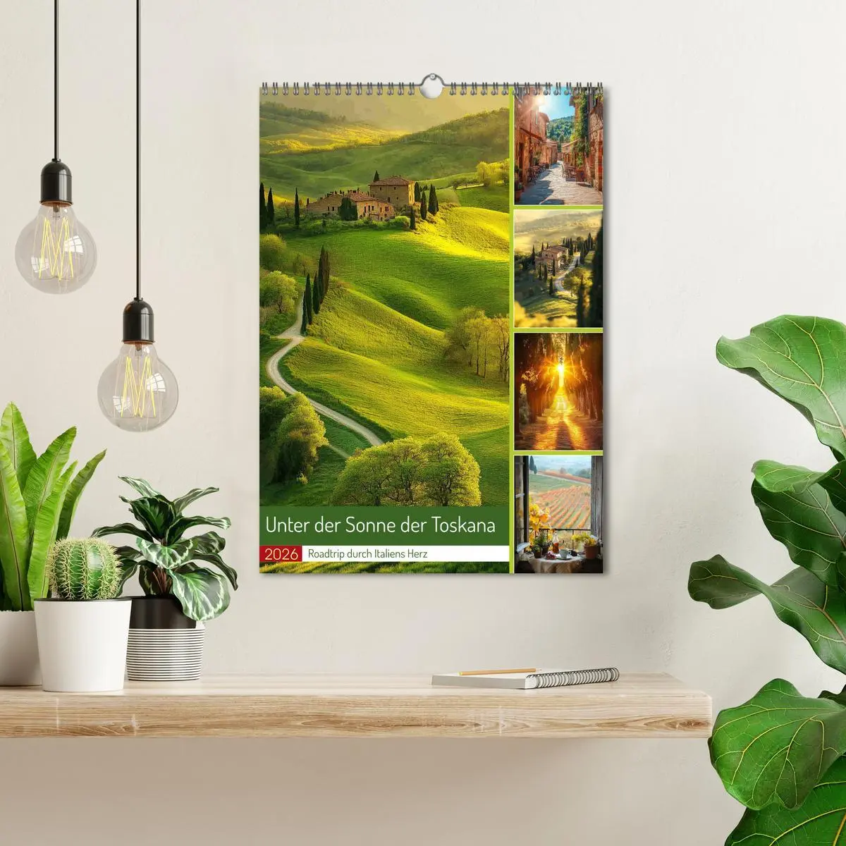 Bild: 9783457267905 | Unter der Sonne der Toskana (Wandkalender 2026 DIN A3 hoch),...