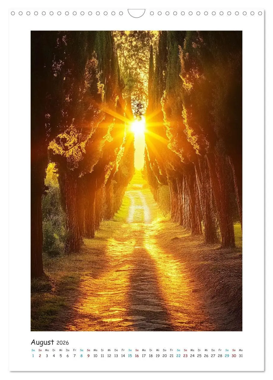 Bild: 9783457267905 | Unter der Sonne der Toskana (Wandkalender 2026 DIN A3 hoch),...
