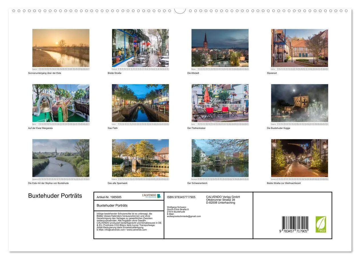 Bild: 9783457717905 | Buxtehuder Porträts (hochwertiger Premium Wandkalender 2026 DIN A2...