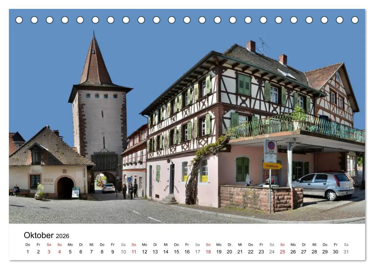 Bild: 9783516047905 | Gengenbach - romantisches Kleinod im Schwarzwald (Tischkalender...
